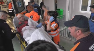 Criminalul, preluat de ambulanţă
