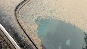 Praf saharian în Argeş