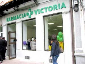 Farmacia "Victoria", pe strada Negru Vodă