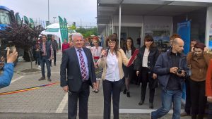 George Caval, la inaugurarea târgului "AGRO Piteşti"