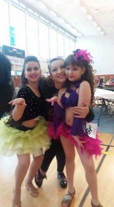 Bianca, Ruxandra şi coregrafa, bucuroase de rezultate