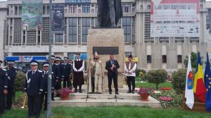 Evocare la statuia lui Mircea cel Bătrân