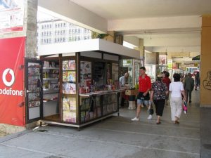 Chioşc spart lângă Secţia 1 de Poliţie acum doi ani