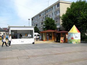 Pe platoul de la teatru