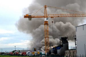 Pompierii au ajuns la locul incendiului