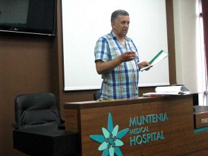 Mihai Miloiu, prezentând scenariul