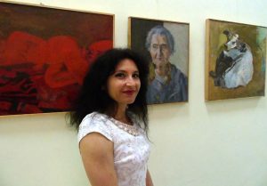 Adina Romanescu şi portretul bunicii