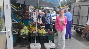 Pe strada Exerciţiu, piaţă... improvizată