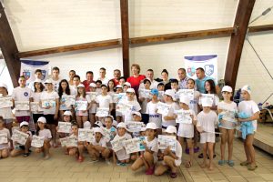 Înotătorii de la Mioveni, alături de o mare campioană