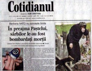 Bombardamentele nu s-au oprit nici de Paşti