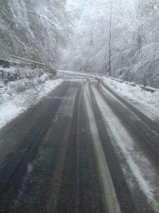 Pe Transfăgărăşan zăpada are 40 centimetri