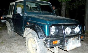 Braconier prins cu căpriori în maşină