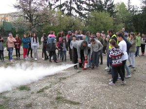 Simulare de incendiu la 