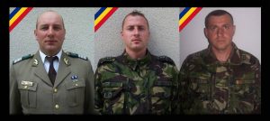 Cei trei militari decedaţi în accident: plutonierul-major Mihai Ionuţ Toma, caporalul clasa a III-a George Emilian Catană şi caporalul clasa a III-a Petre Cristian Toader.
