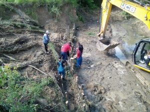 Mal de râu consolidat la Albota