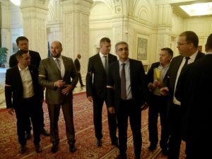 Protest în Parlament