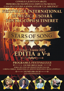 Festivalul internaţional de muzică uşoară "Stars of Song" a ajuns la a V-a ediție – Ziarul Argeşul - ediţia online