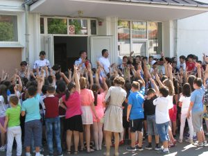 Simulare de incendiu la Şcoala 