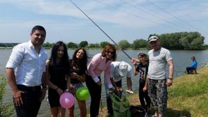 Concurs de pescuit pentru copii la Ştefăneşti