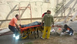 Căzut de pe schelă