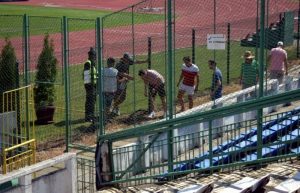 Jandarmeria aplică legea pe stadioane, indiferent de temperaturi