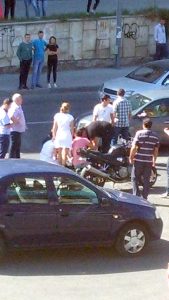 Motociclist accidentat pe Craiovei