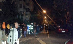 Rănit într-o tamponare cu trei maşini