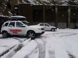 A nins pe Transfăgărăşan