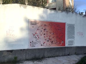 Monument vandalizat în Piteşti