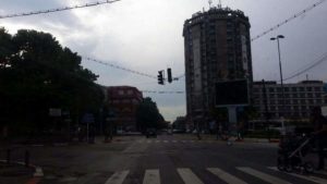 Semaforul de la "Muntenia" a cedat