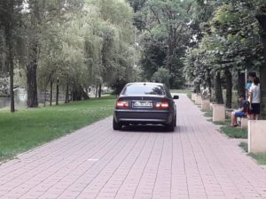 Autoturism pe aleile parcului – Ziarul Argeşul - ediţia online